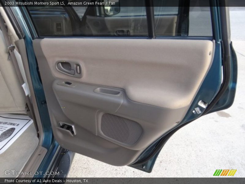 Amazon Green Pearl / Tan 2003 Mitsubishi Montero Sport LS