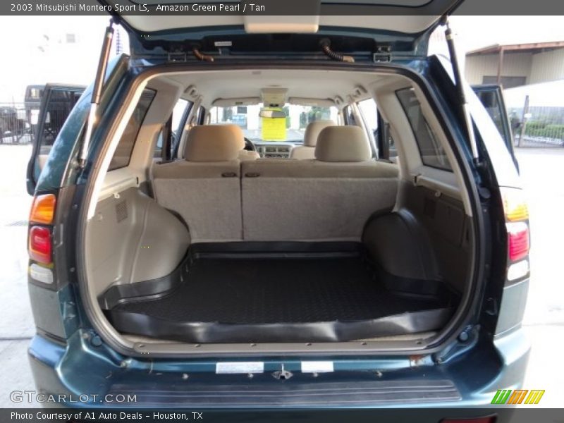 Amazon Green Pearl / Tan 2003 Mitsubishi Montero Sport LS