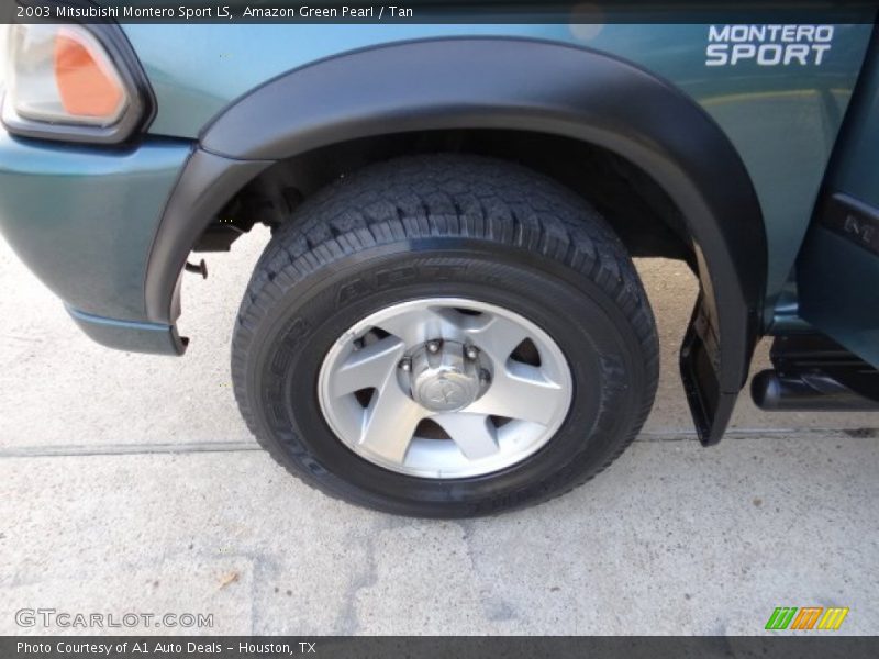 Amazon Green Pearl / Tan 2003 Mitsubishi Montero Sport LS