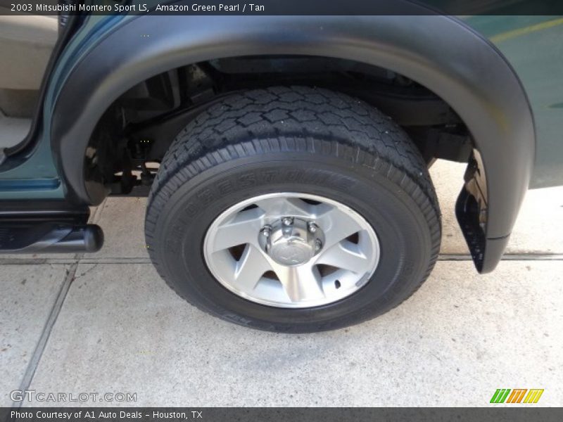 Amazon Green Pearl / Tan 2003 Mitsubishi Montero Sport LS