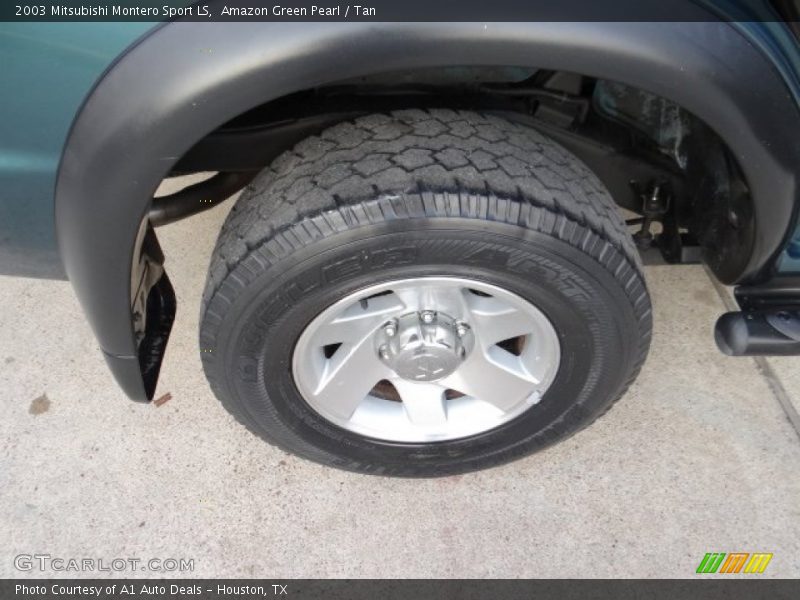 Amazon Green Pearl / Tan 2003 Mitsubishi Montero Sport LS