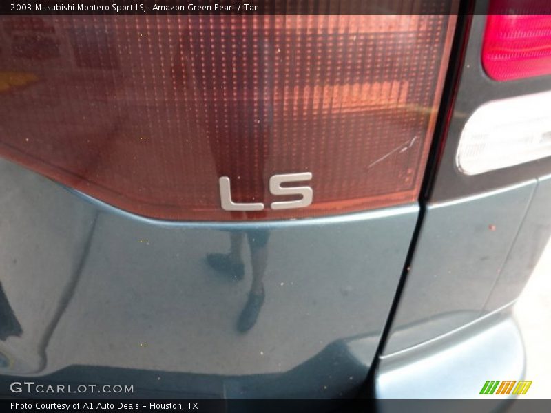 Amazon Green Pearl / Tan 2003 Mitsubishi Montero Sport LS