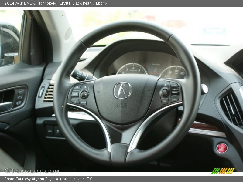 Crystal Black Pearl / Ebony 2014 Acura MDX Technology