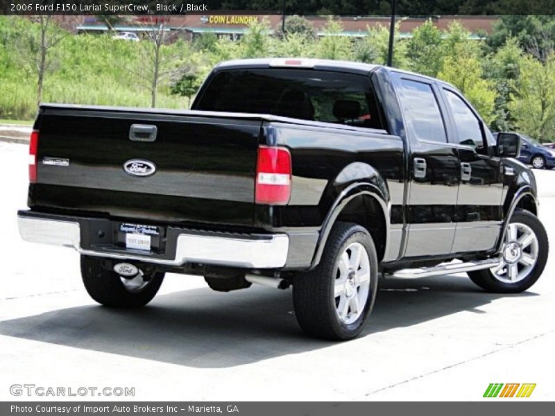 Black / Black 2006 Ford F150 Lariat SuperCrew