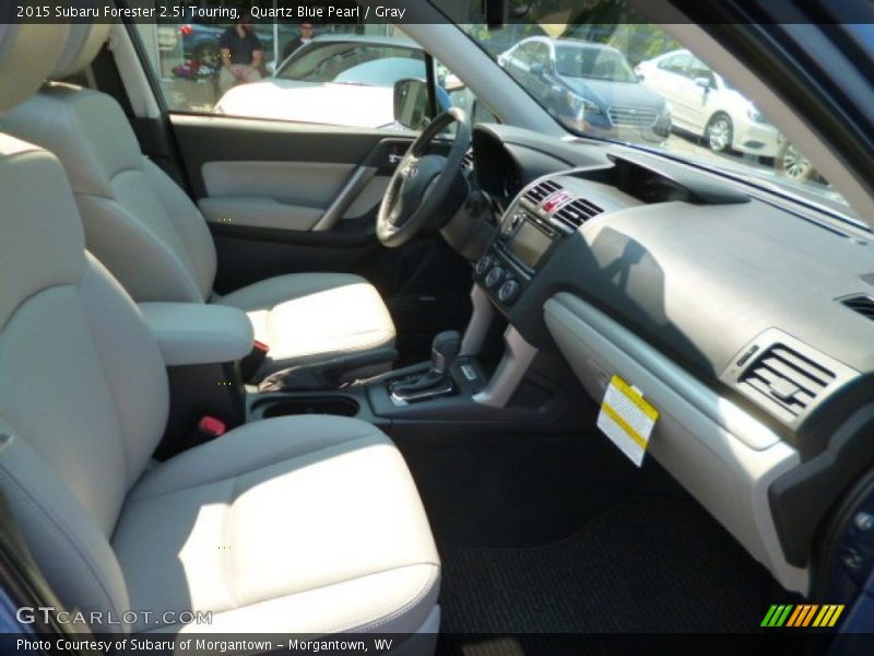 Quartz Blue Pearl / Gray 2015 Subaru Forester 2.5i Touring