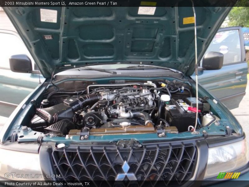 Amazon Green Pearl / Tan 2003 Mitsubishi Montero Sport LS