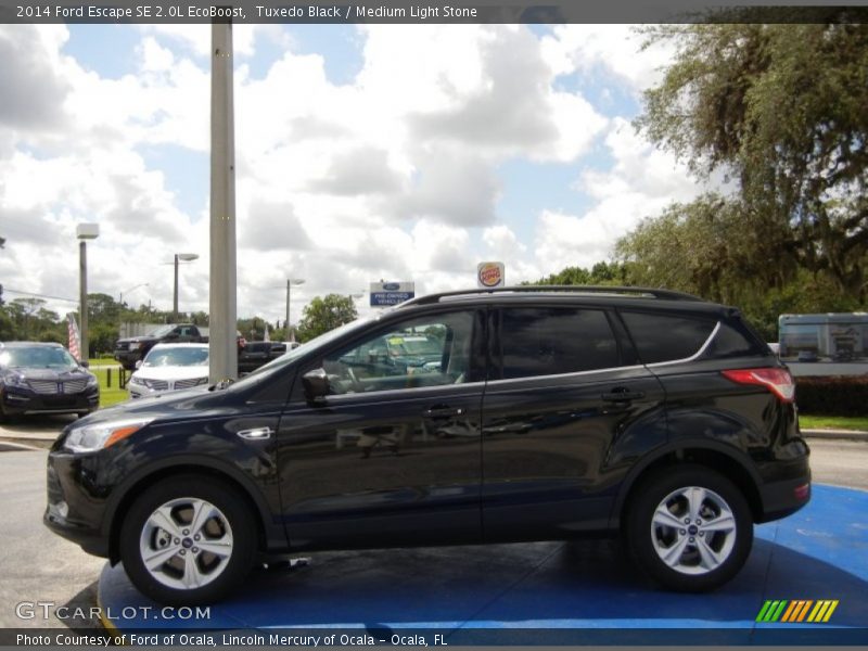Tuxedo Black / Medium Light Stone 2014 Ford Escape SE 2.0L EcoBoost