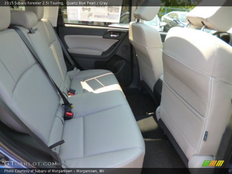 Quartz Blue Pearl / Gray 2015 Subaru Forester 2.5i Touring