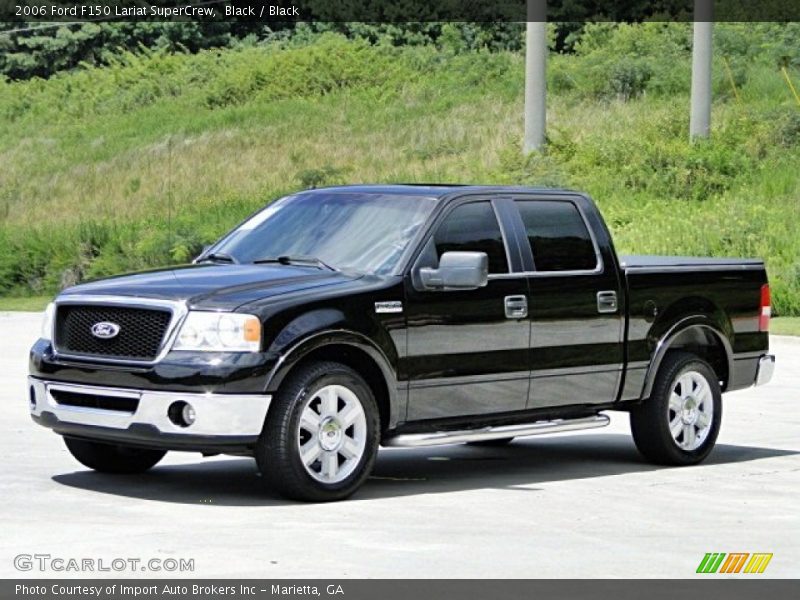 Black / Black 2006 Ford F150 Lariat SuperCrew
