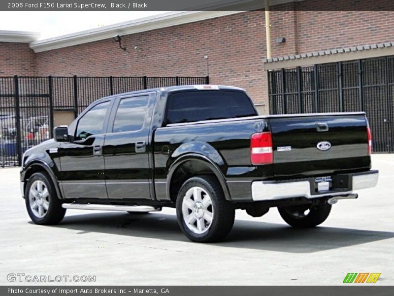 Black / Black 2006 Ford F150 Lariat SuperCrew