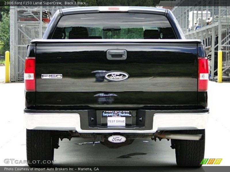 Black / Black 2006 Ford F150 Lariat SuperCrew