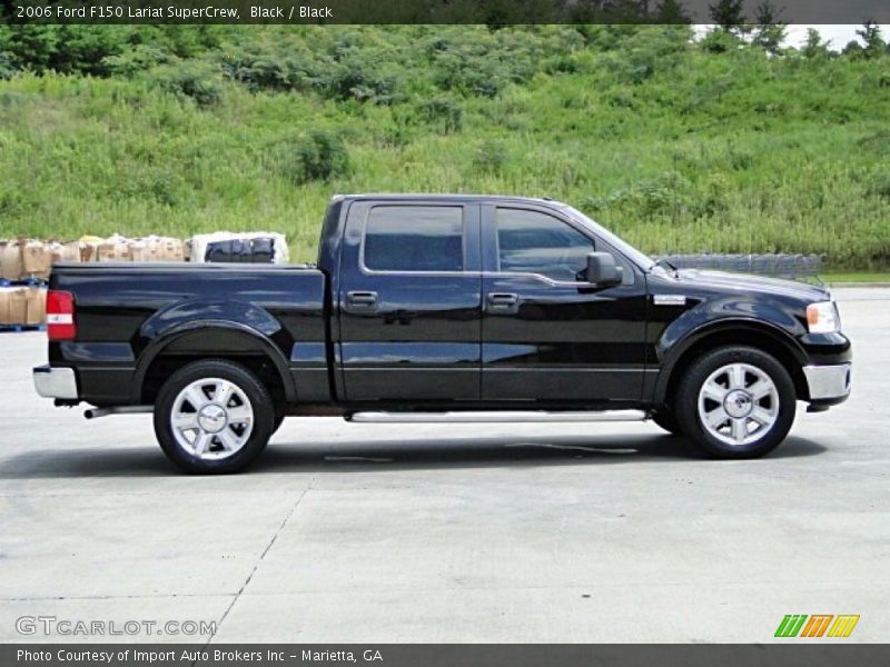 Black / Black 2006 Ford F150 Lariat SuperCrew