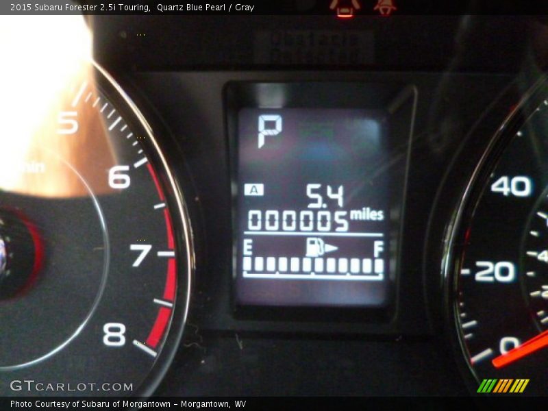 Quartz Blue Pearl / Gray 2015 Subaru Forester 2.5i Touring