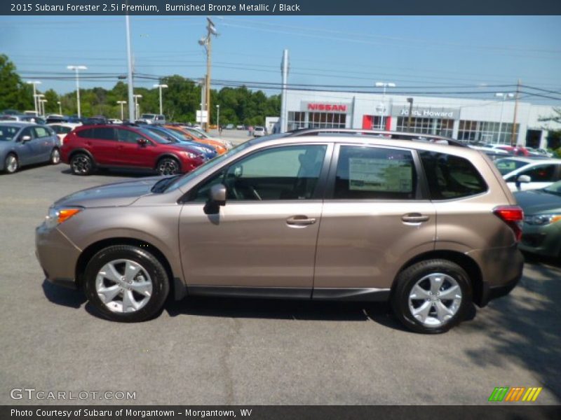 Burnished Bronze Metallic / Black 2015 Subaru Forester 2.5i Premium