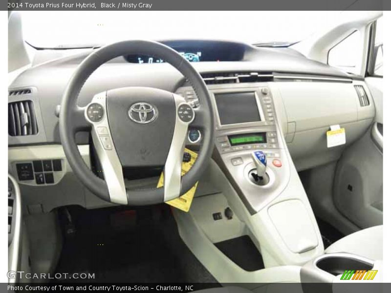 Black / Misty Gray 2014 Toyota Prius Four Hybrid