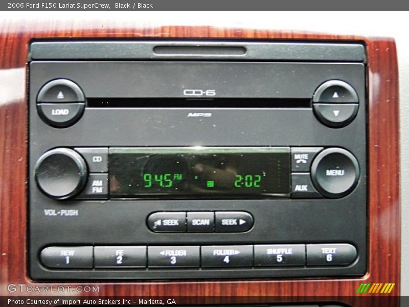 Audio System of 2006 F150 Lariat SuperCrew