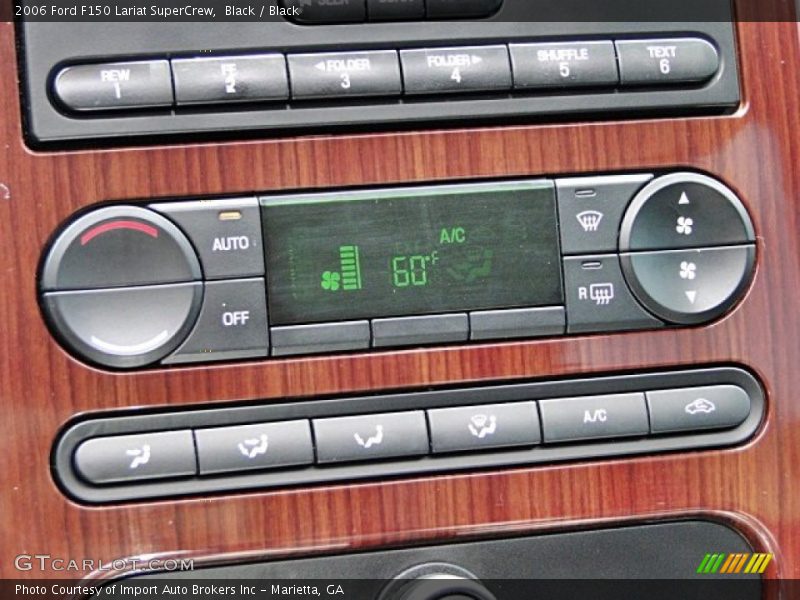 Controls of 2006 F150 Lariat SuperCrew