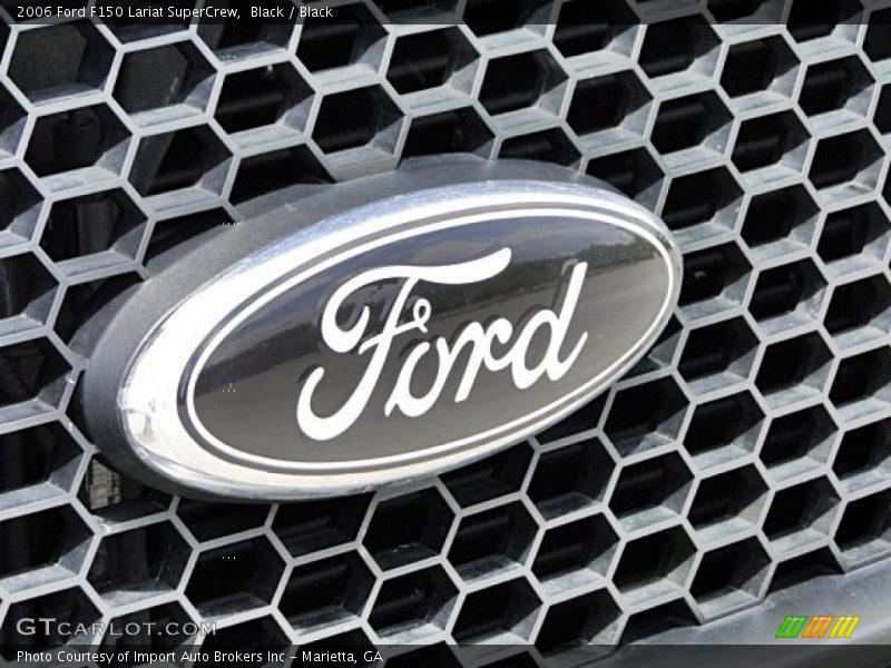 Black / Black 2006 Ford F150 Lariat SuperCrew