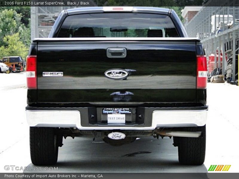 Black / Black 2006 Ford F150 Lariat SuperCrew