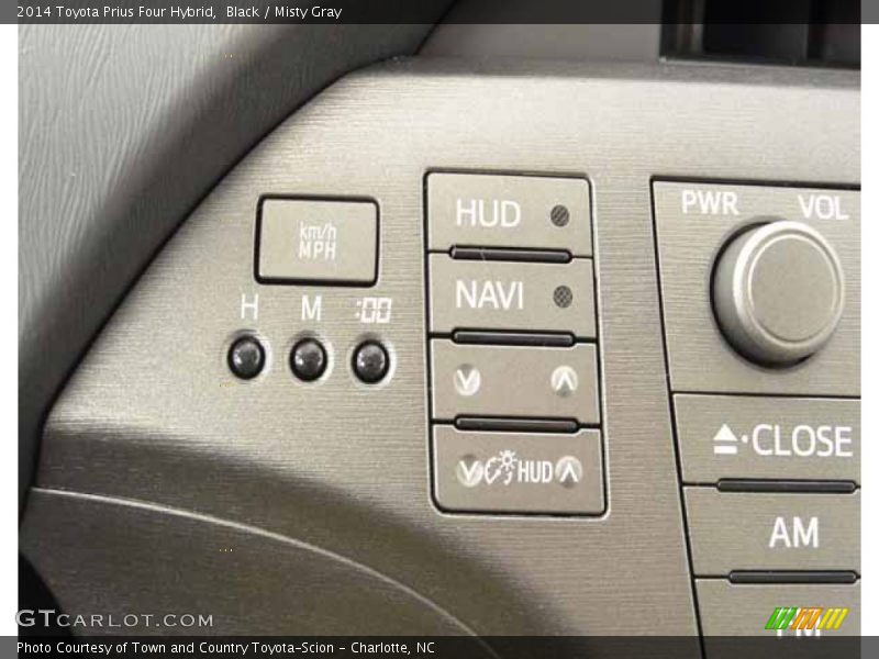 Black / Misty Gray 2014 Toyota Prius Four Hybrid
