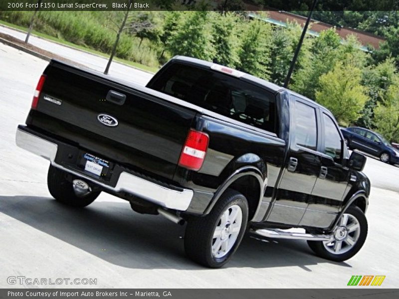 Black / Black 2006 Ford F150 Lariat SuperCrew