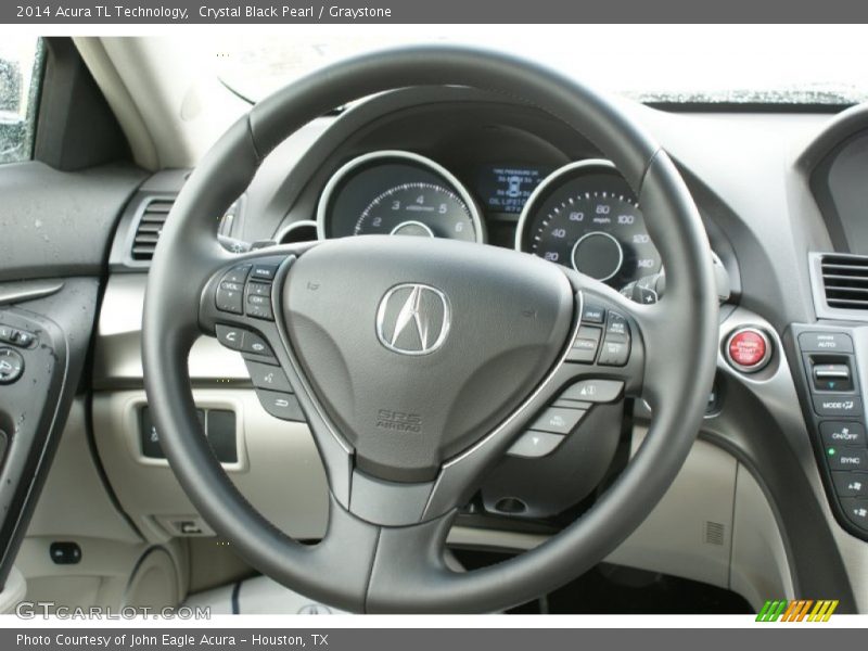 Crystal Black Pearl / Graystone 2014 Acura TL Technology
