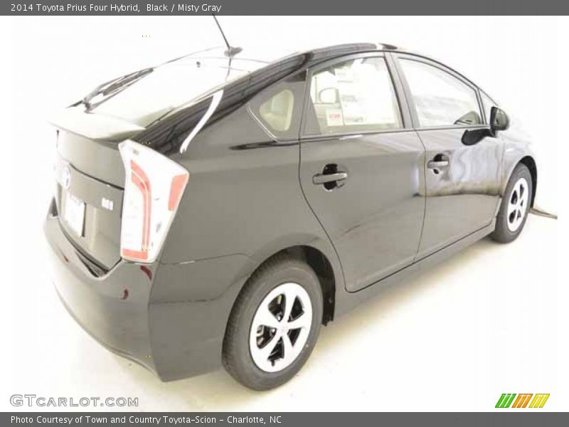 Black / Misty Gray 2014 Toyota Prius Four Hybrid