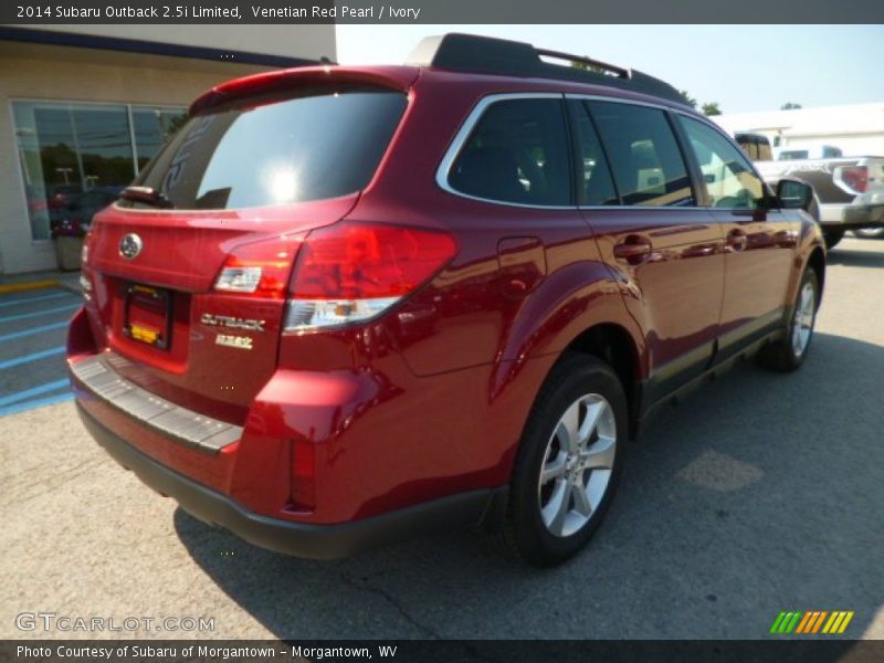 Venetian Red Pearl / Ivory 2014 Subaru Outback 2.5i Limited