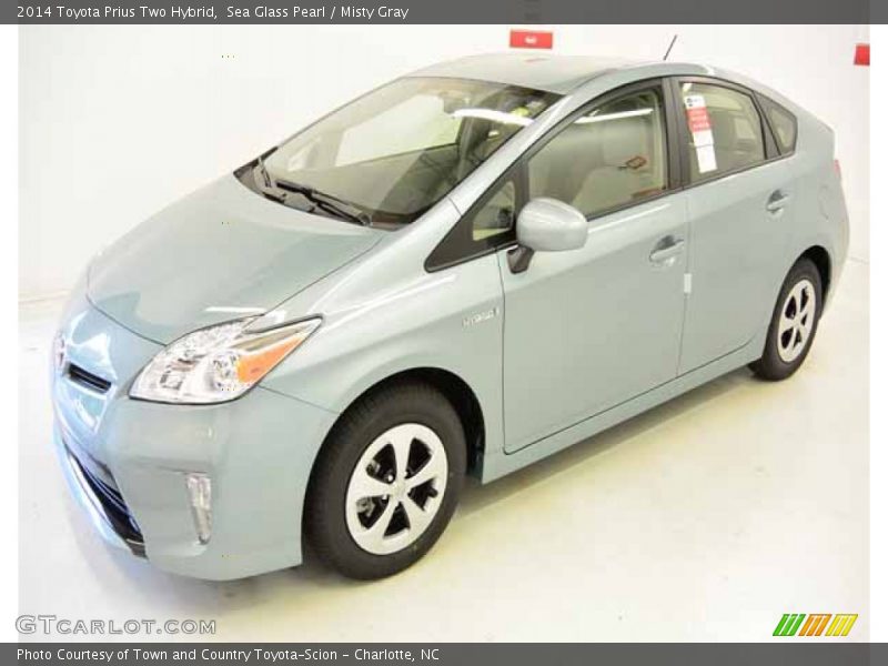 Sea Glass Pearl / Misty Gray 2014 Toyota Prius Two Hybrid