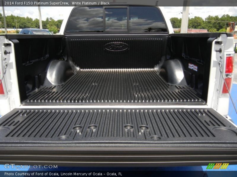 White Platinum / Black 2014 Ford F150 Platinum SuperCrew