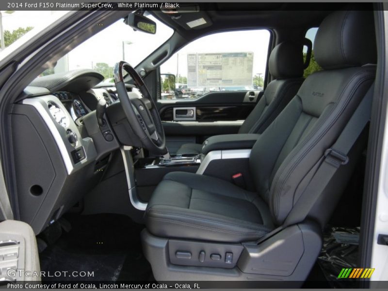 White Platinum / Black 2014 Ford F150 Platinum SuperCrew