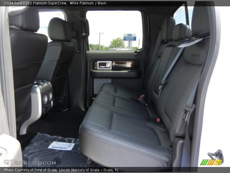 White Platinum / Black 2014 Ford F150 Platinum SuperCrew