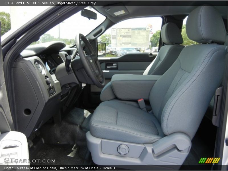 Ingot Silver / Steel Grey 2014 Ford F150 XL SuperCab