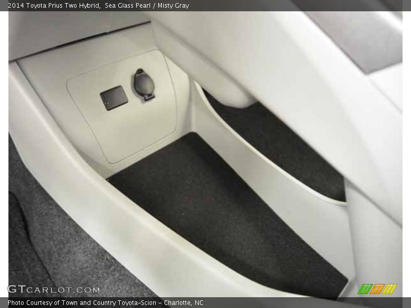Sea Glass Pearl / Misty Gray 2014 Toyota Prius Two Hybrid