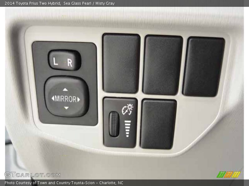 Sea Glass Pearl / Misty Gray 2014 Toyota Prius Two Hybrid