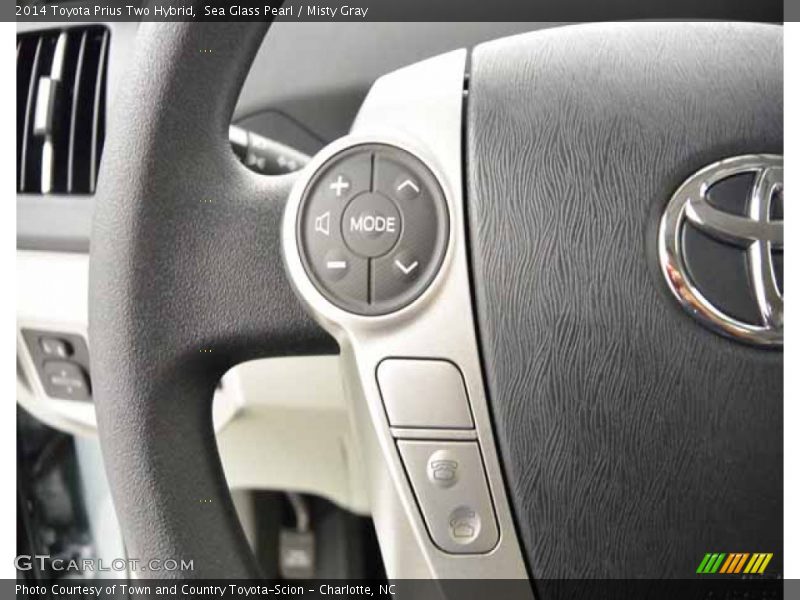 Sea Glass Pearl / Misty Gray 2014 Toyota Prius Two Hybrid