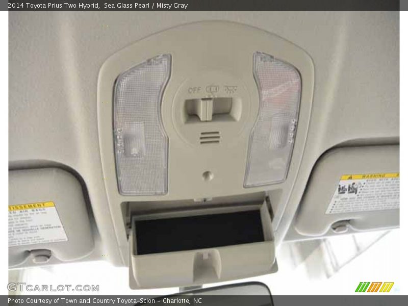 Sea Glass Pearl / Misty Gray 2014 Toyota Prius Two Hybrid