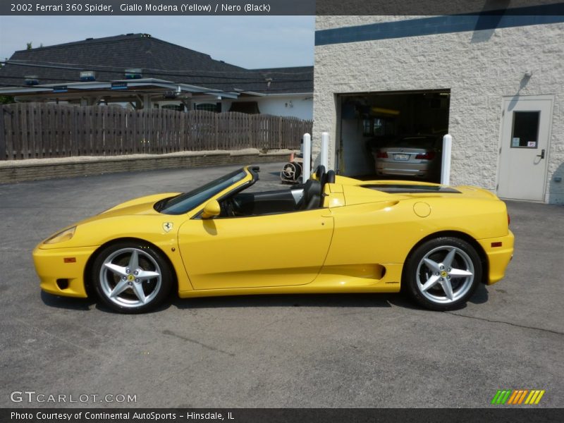  2002 360 Spider Giallo Modena (Yellow)