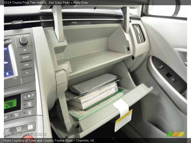 Sea Glass Pearl / Misty Gray 2014 Toyota Prius Two Hybrid