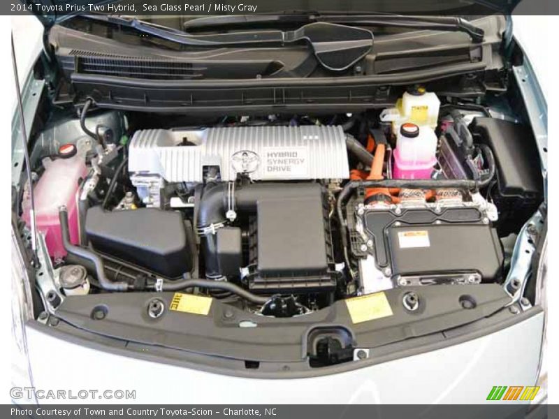 Sea Glass Pearl / Misty Gray 2014 Toyota Prius Two Hybrid