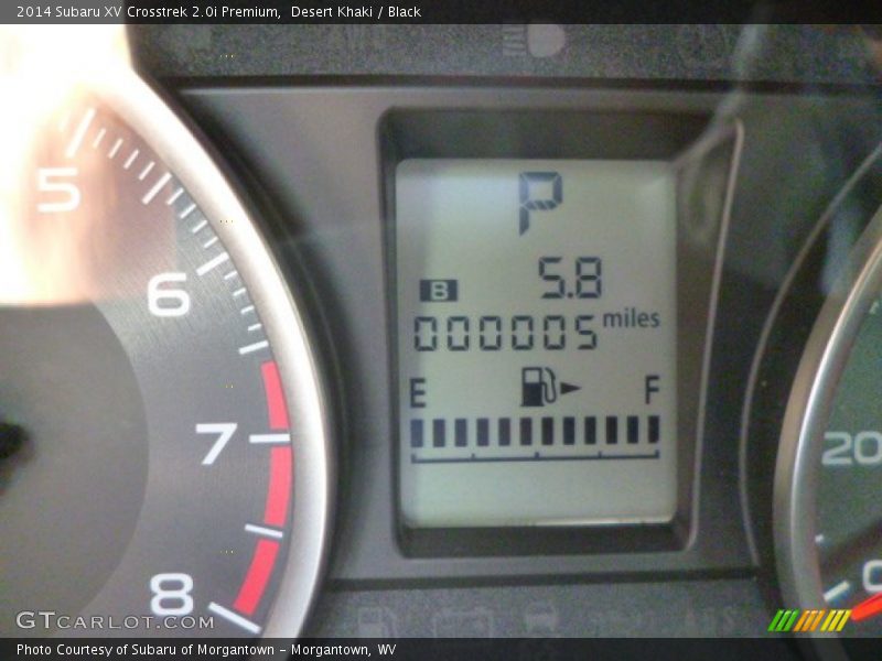 Desert Khaki / Black 2014 Subaru XV Crosstrek 2.0i Premium