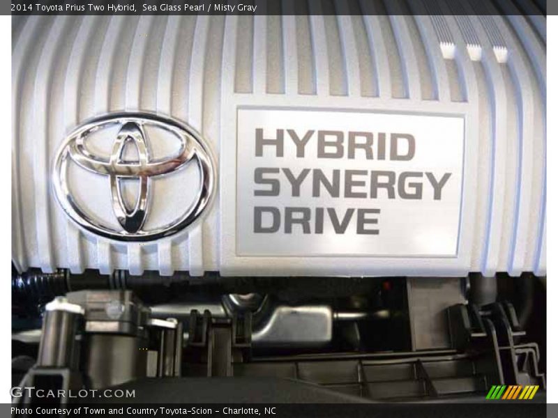 Sea Glass Pearl / Misty Gray 2014 Toyota Prius Two Hybrid