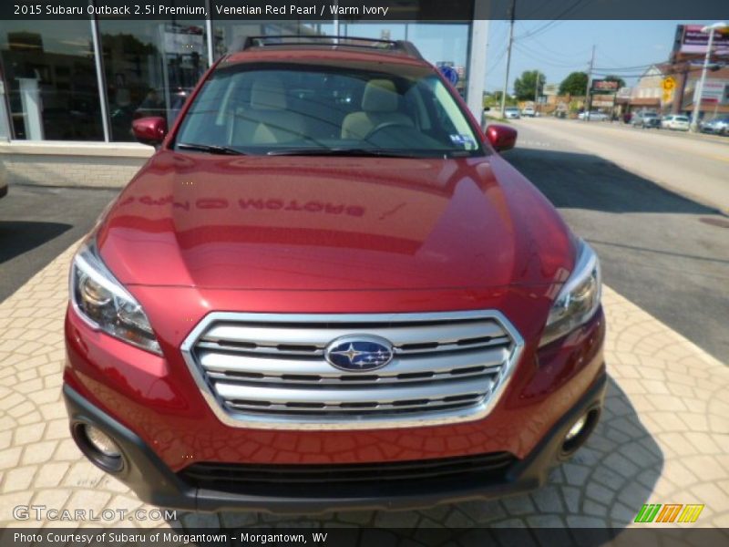 Venetian Red Pearl / Warm Ivory 2015 Subaru Outback 2.5i Premium