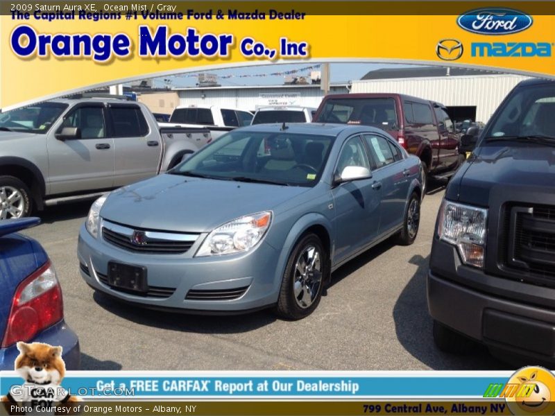 Ocean Mist / Gray 2009 Saturn Aura XE