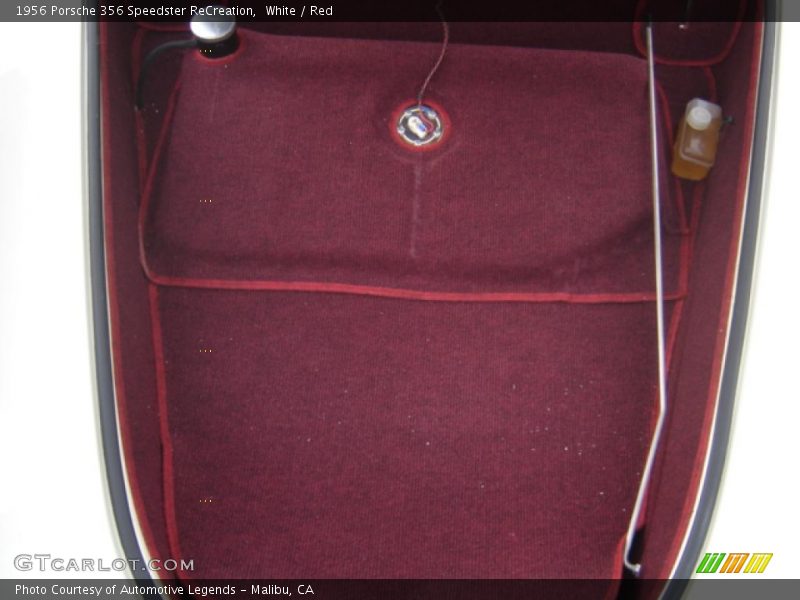 White / Red 1956 Porsche 356 Speedster ReCreation