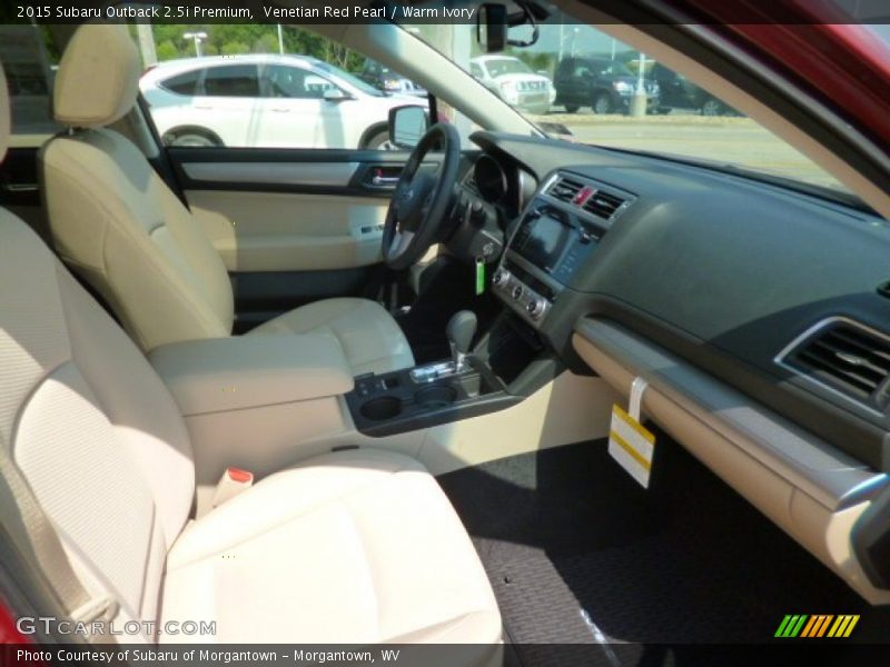 Venetian Red Pearl / Warm Ivory 2015 Subaru Outback 2.5i Premium