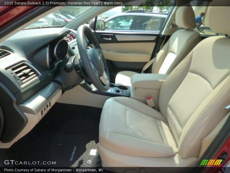 Venetian Red Pearl / Warm Ivory 2015 Subaru Outback 2.5i Premium