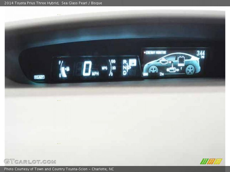 Sea Glass Pearl / Bisque 2014 Toyota Prius Three Hybrid