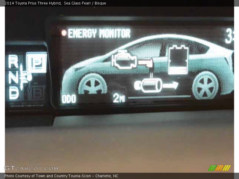 Sea Glass Pearl / Bisque 2014 Toyota Prius Three Hybrid