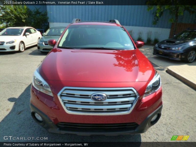 Venetian Red Pearl / Slate Black 2015 Subaru Outback 2.5i Premium